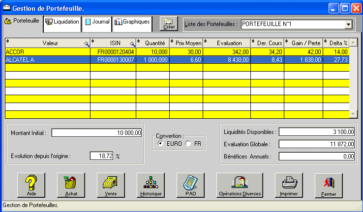 Image d'un portefeuille